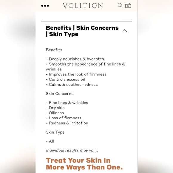 5/75$ VOLITION BEAUTY Chocolate Macadamia Hydrating Mask - Picture 11 of 13